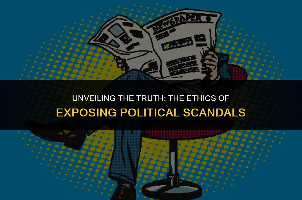 is it right to release a political scandal