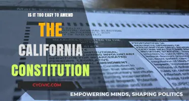 Amending California's Constitution: Too Easy a Task?