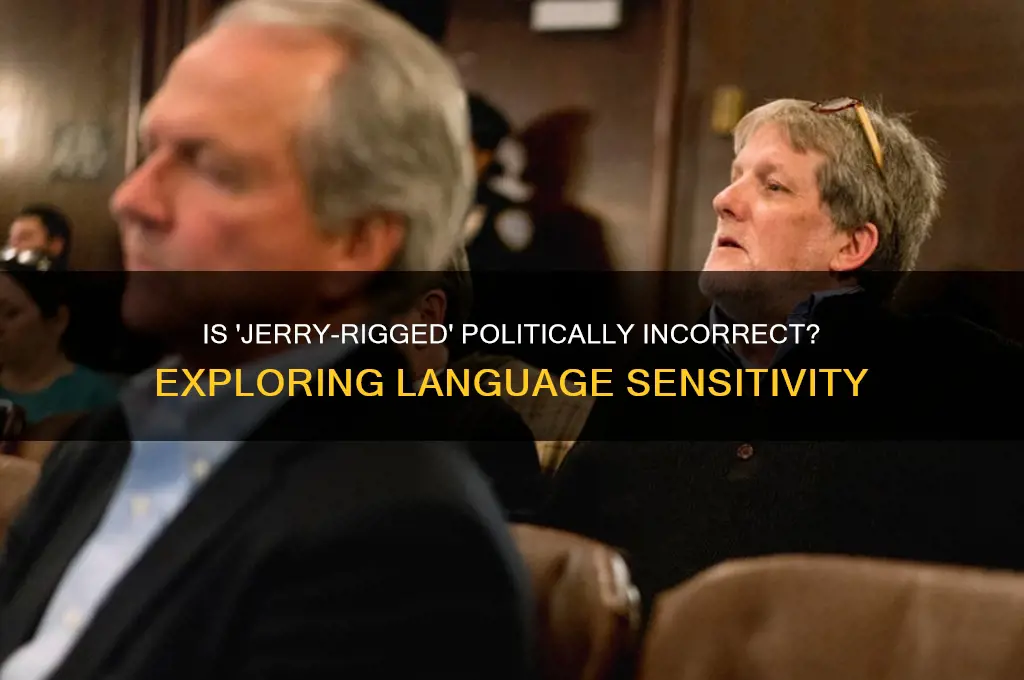 is jerry rigged politically incorrect