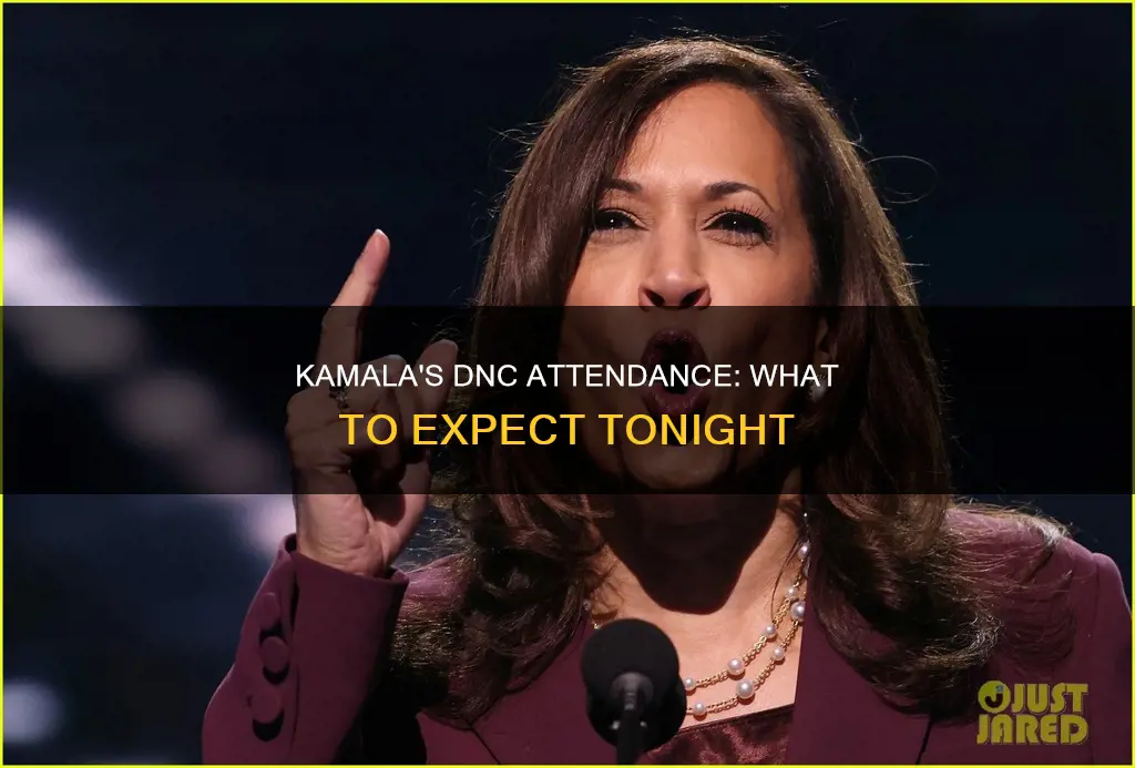 is kamala at the dnc tonight