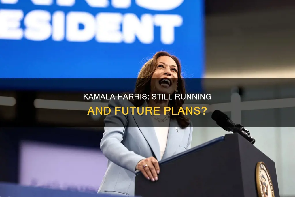 is kamala harris still running