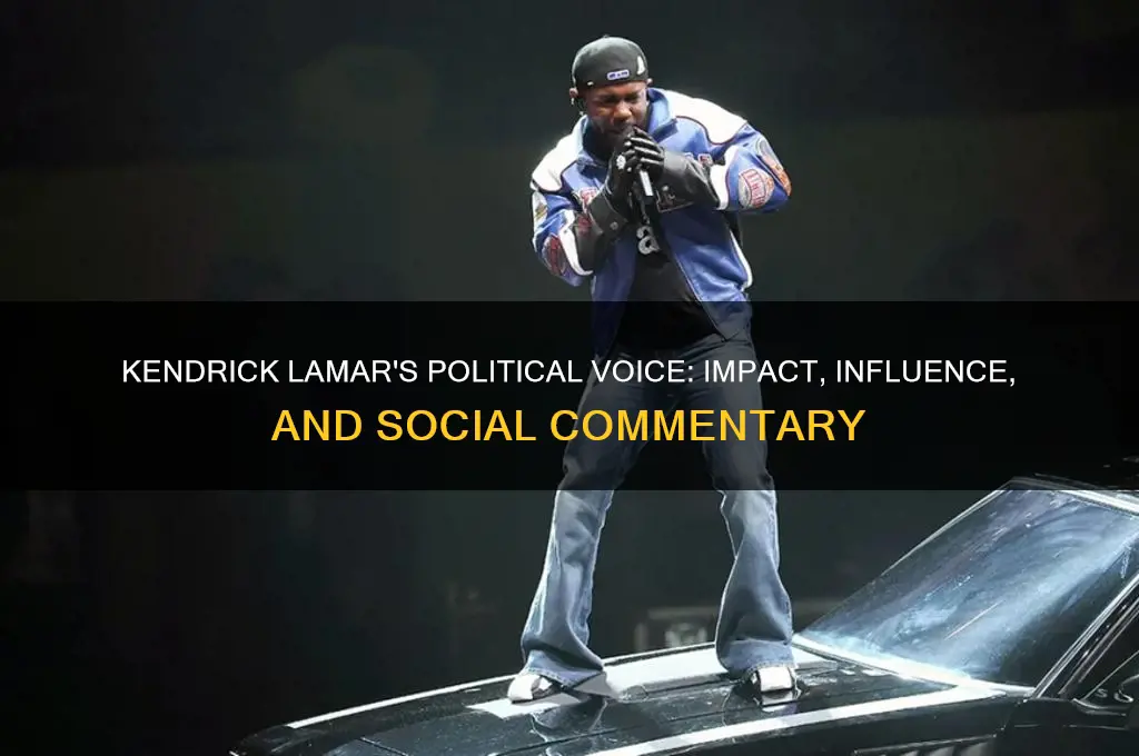 is kendrick lamar political