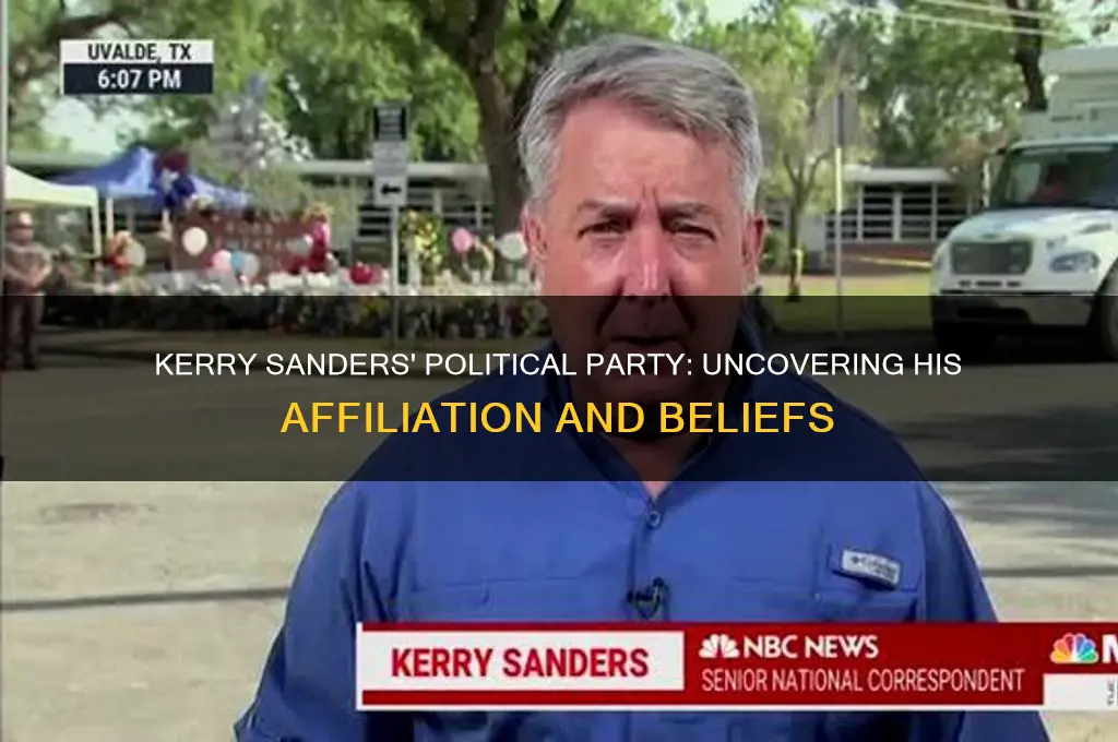 is kerry sanders political party