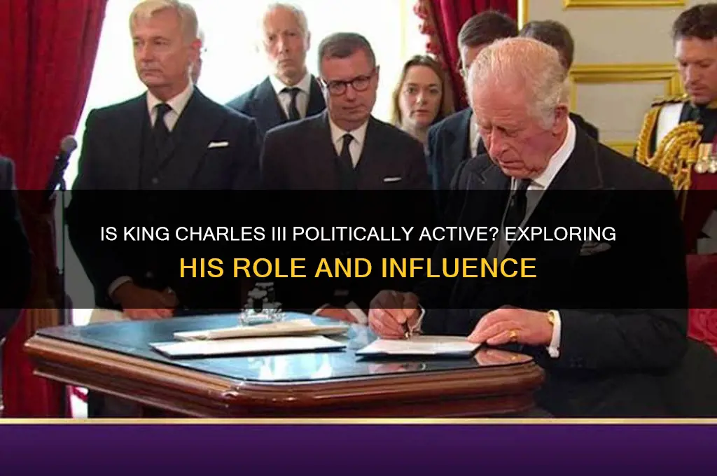 is king charles political