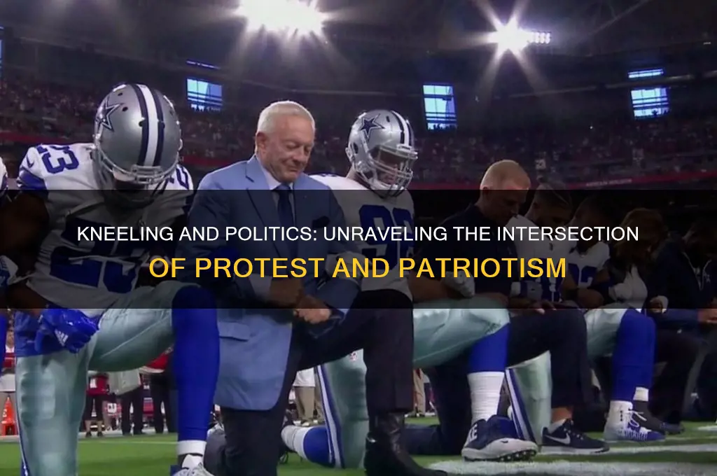 is kneeling about politics