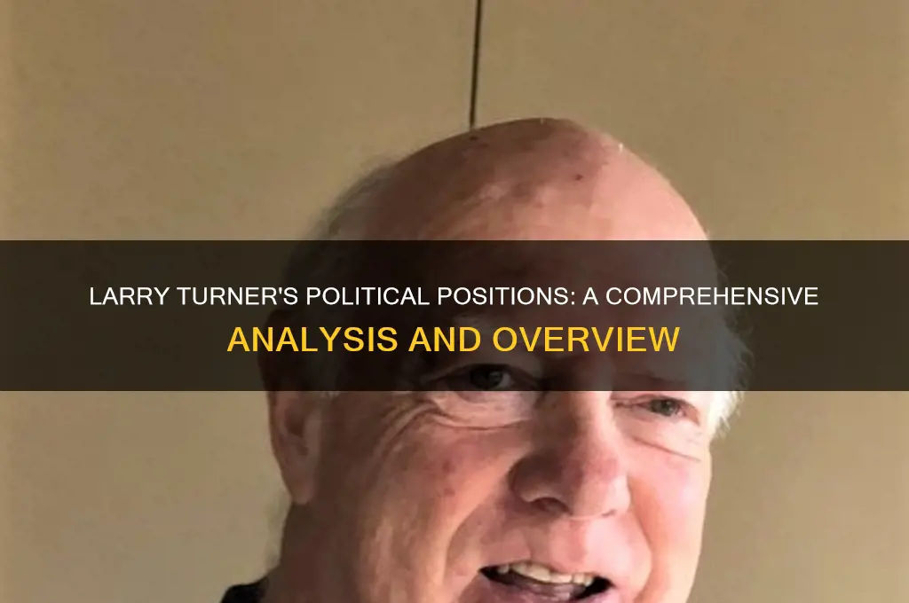 is larry turner political positions