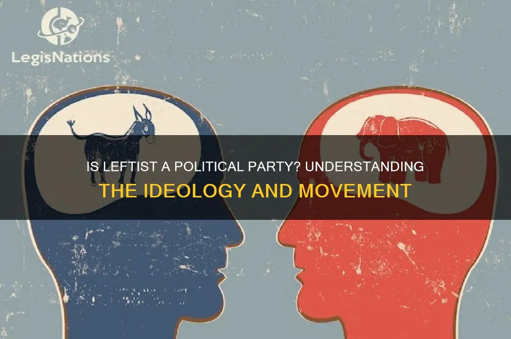 is leftist a political party