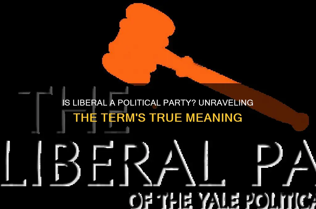 is liberal a political party