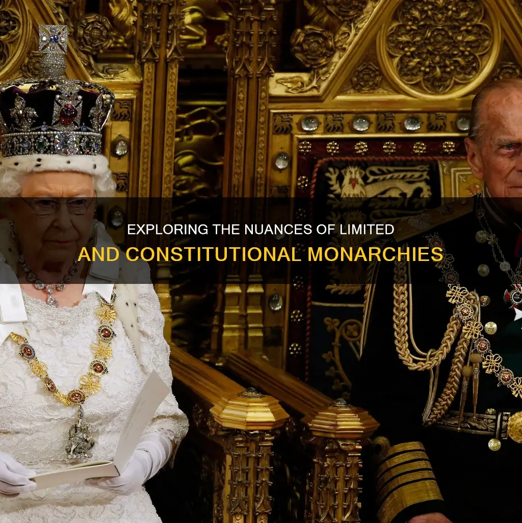 is limited and constitutional monarchies same