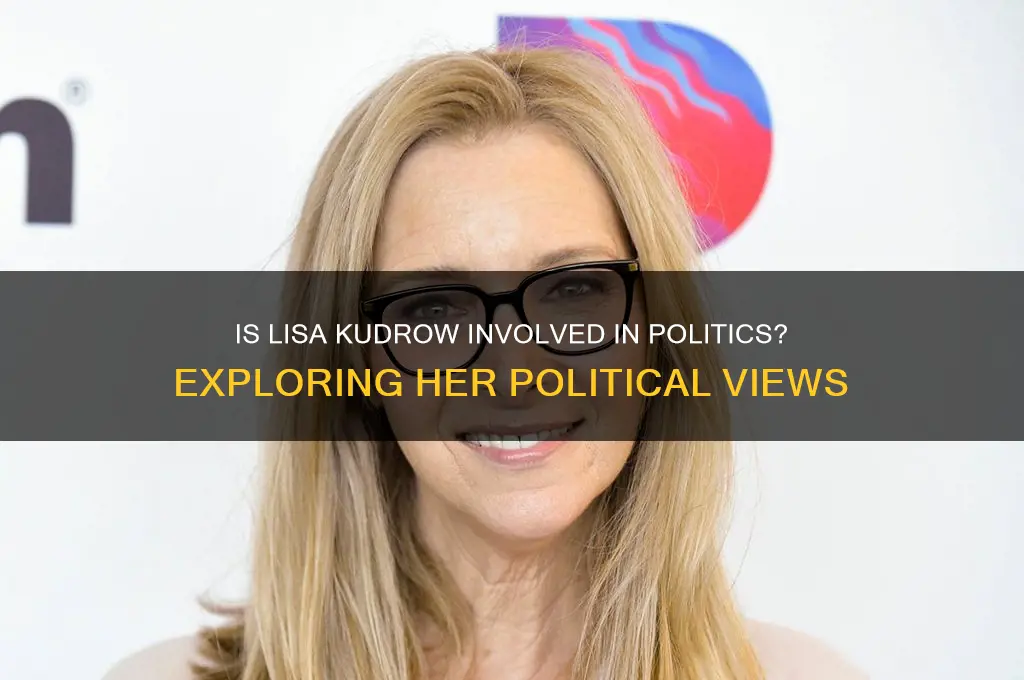 is lisa kudrow in politics