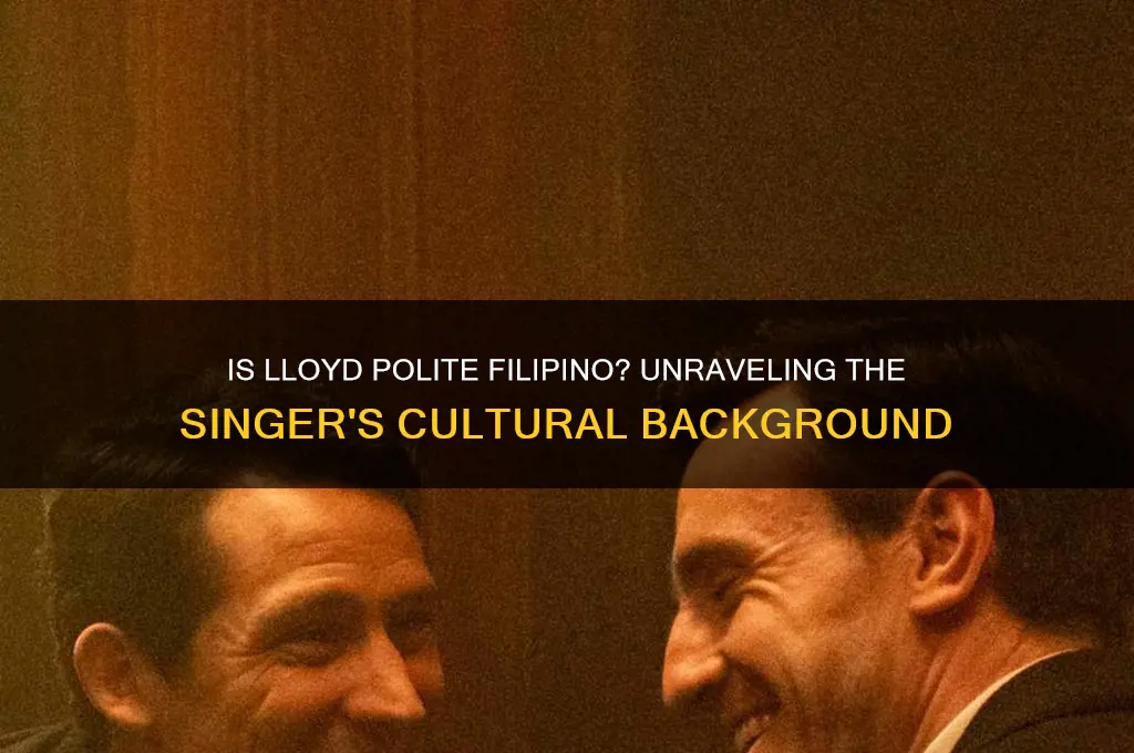 is lloyd polite filipino