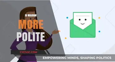 Is 'Madam' More Polite? Exploring Formal Address Etiquette