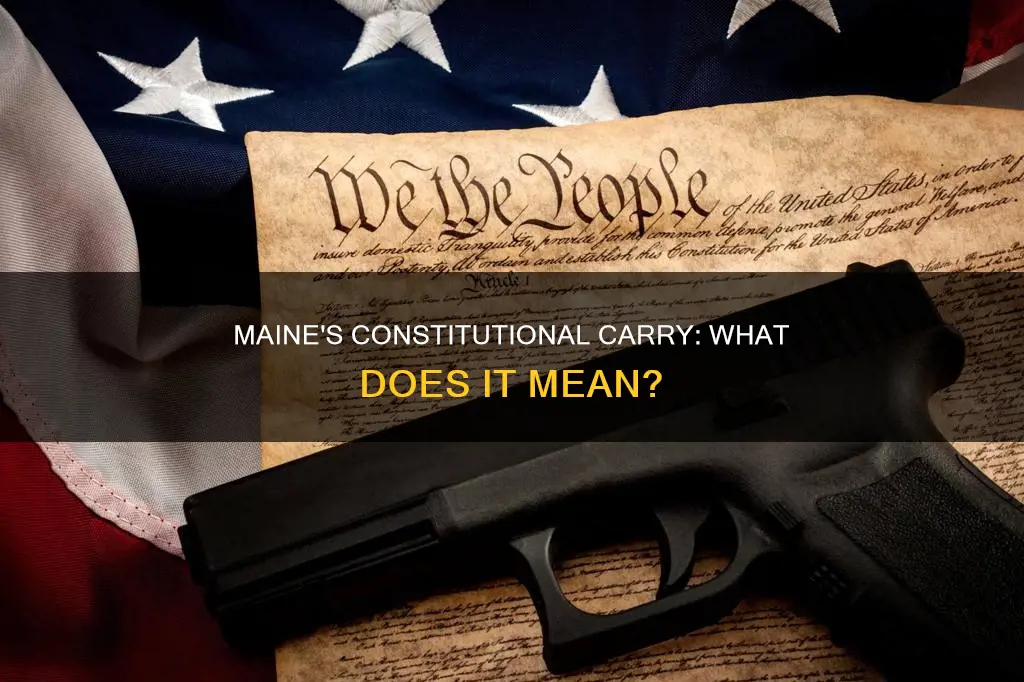 is maine constitutional carry
