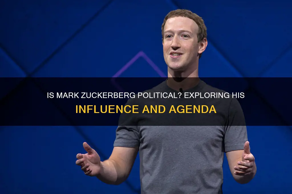 is mark zuckerberg political