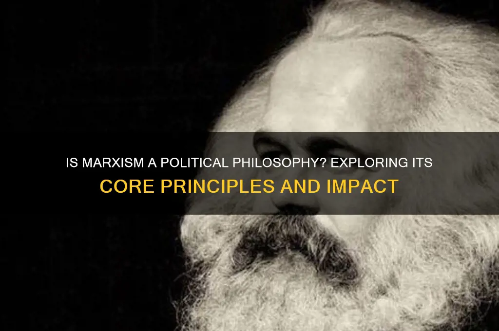 is marxism a political philosophy