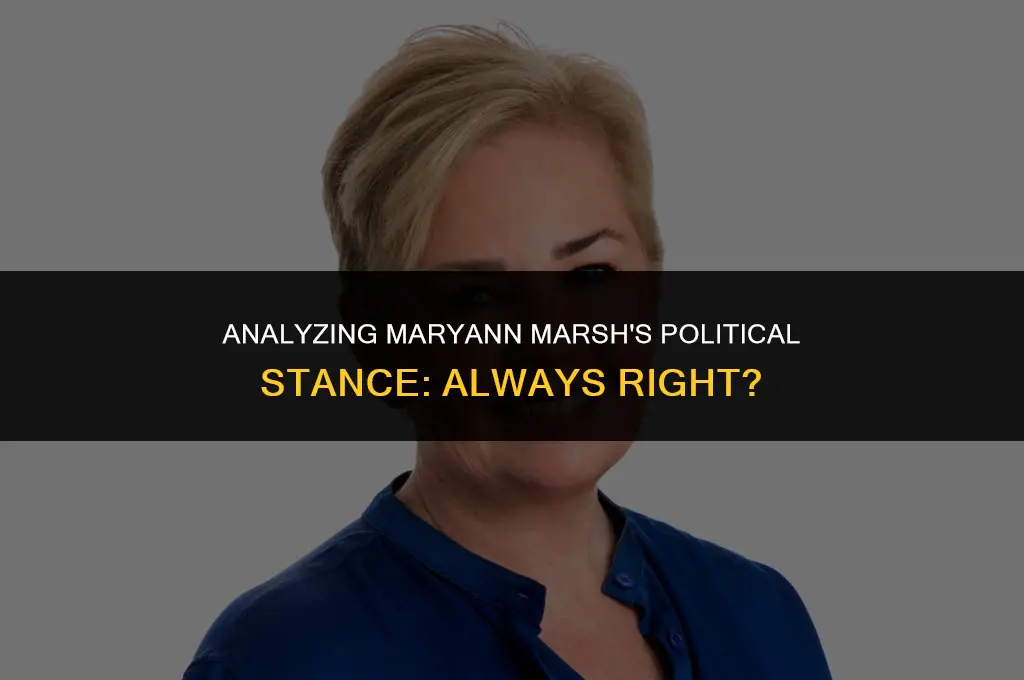 is maryann marsh akways right about politics