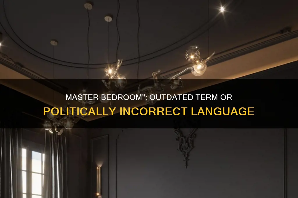 is master bedroom politically incorrect