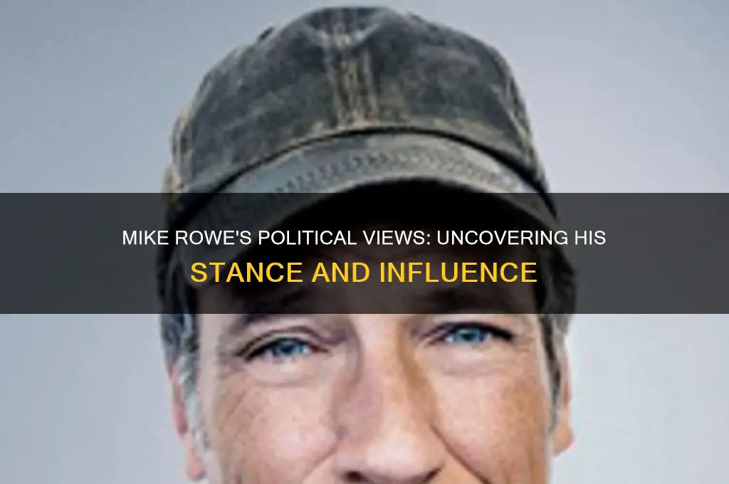 is mike rowe political