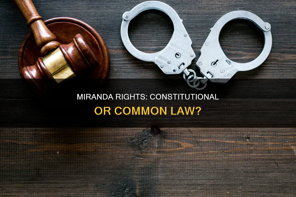 is miranda part of the us constitution