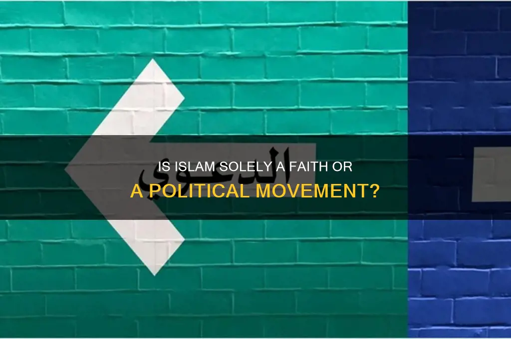 is muslim simply a religion or a politica party
