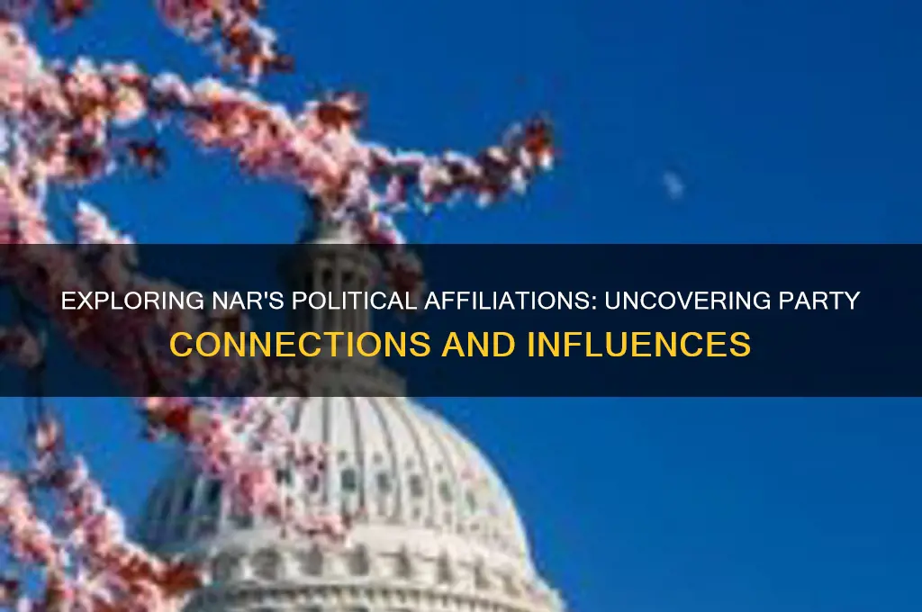 is nar with a political party