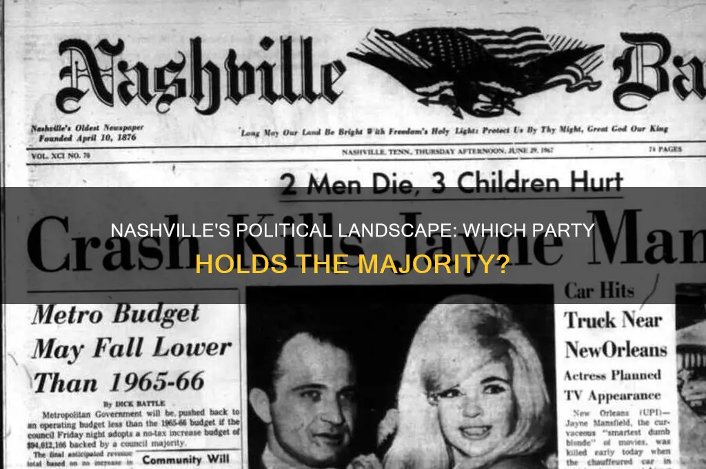 is nashville majority political party