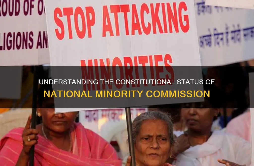 is national commission for minorities a constitutional body