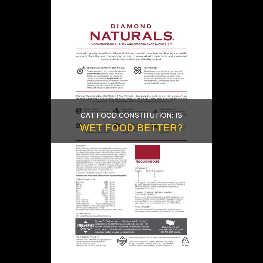 is nd cat food ok for cat constitution