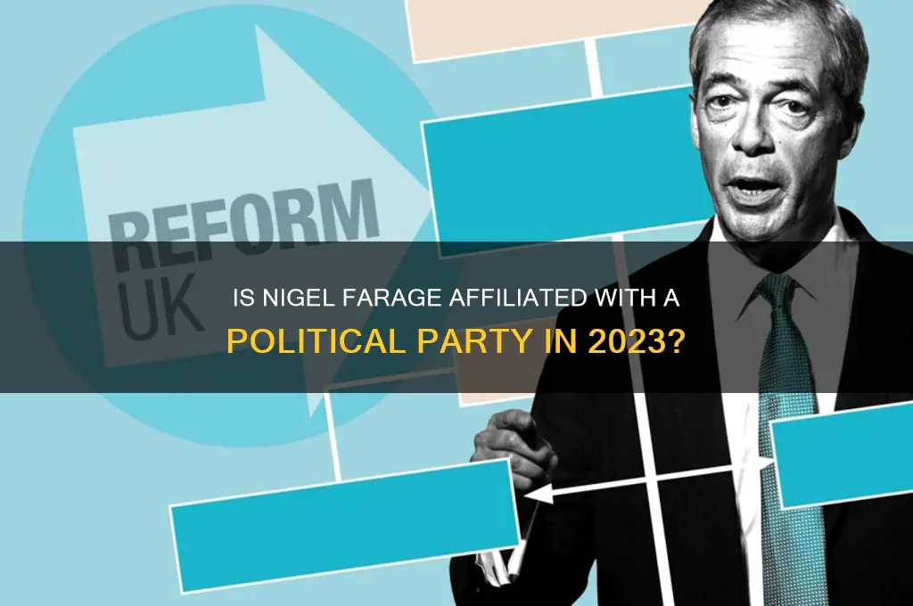 is nigel farage in a political party