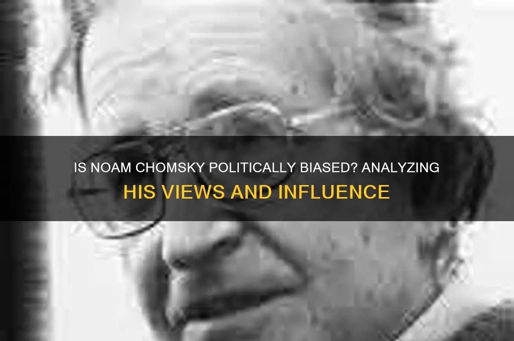 is noam chomsky politically bias