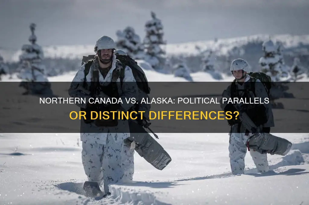 is northern canada politically similar to alaska