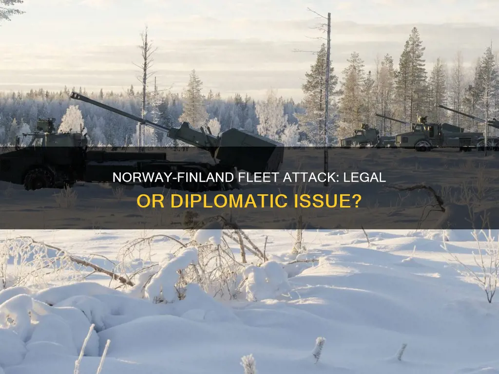 is norway to finland fleet attack legal diplomacy