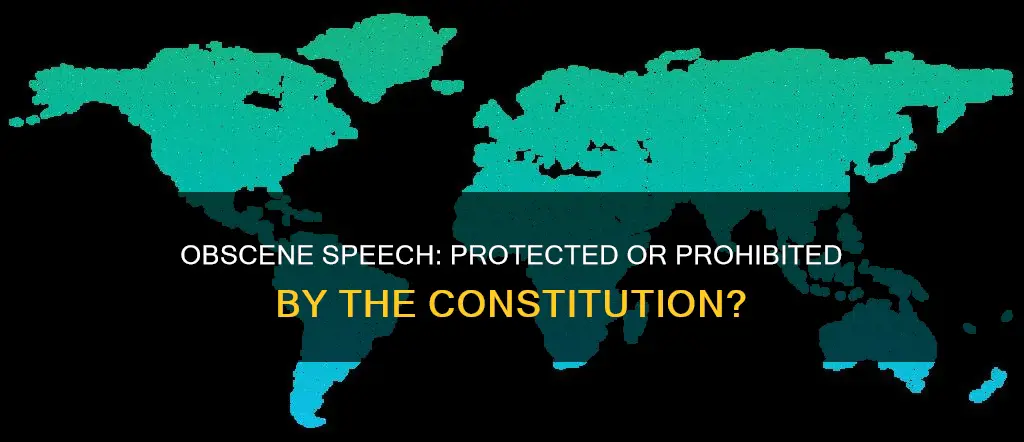 is obscene speech constitutionally protected
