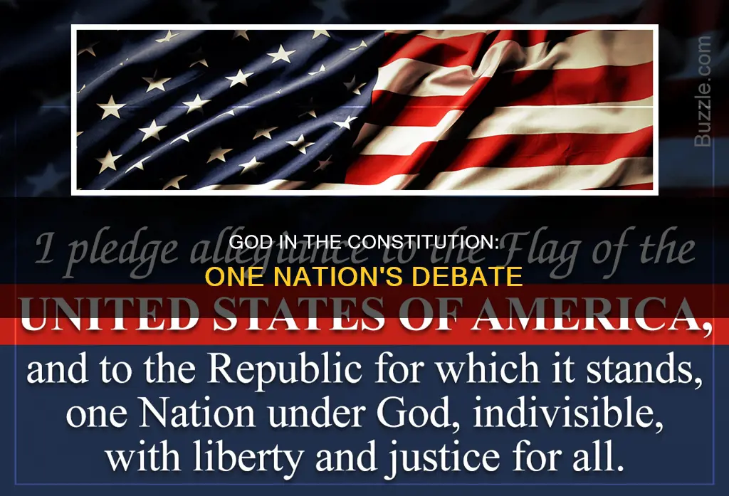 is one nation under god in the constitution