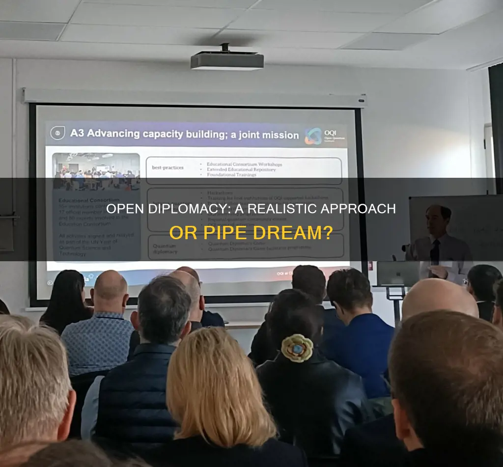 is open diplomacy a thing