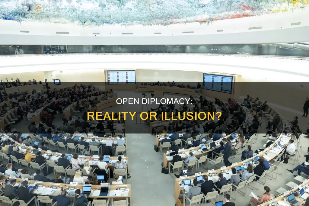 is open diplomacy real