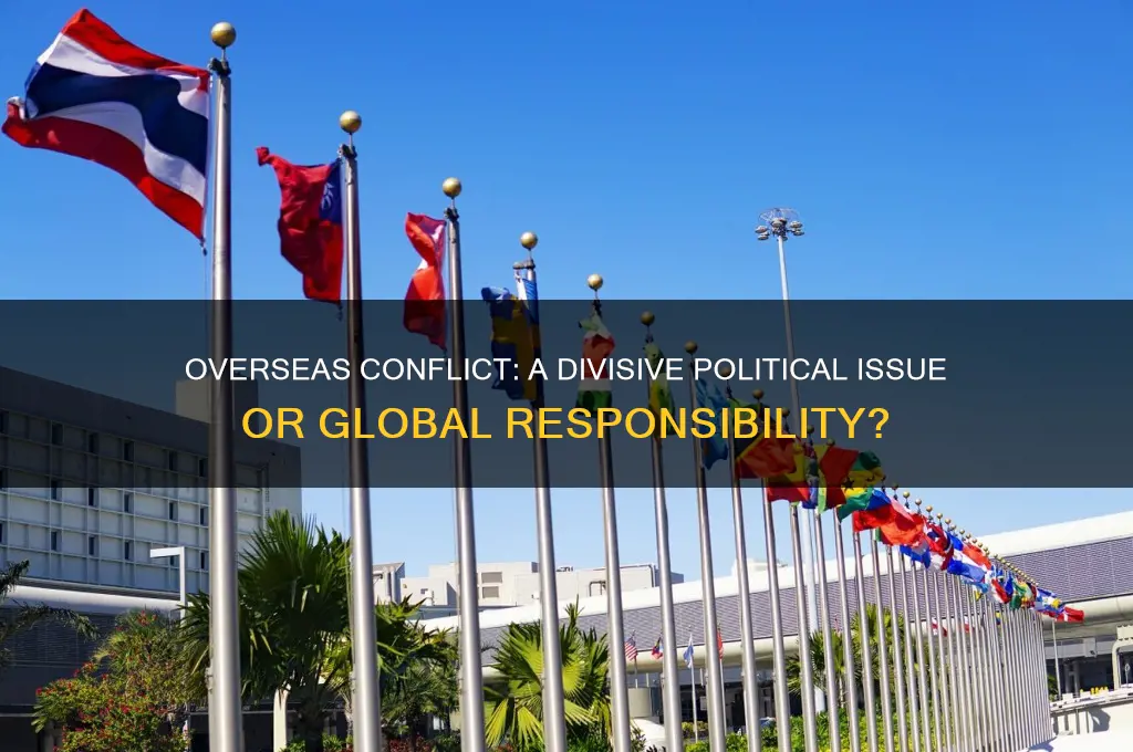 is overseas conflict political issue