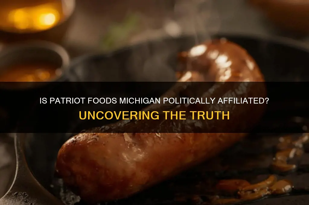 is patriot foods michigan political