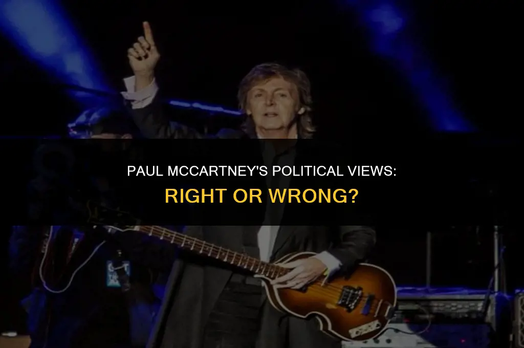 is paul mccartney right politics