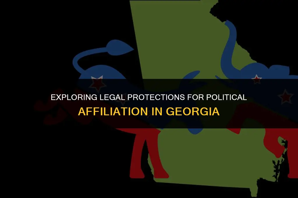 is political affiliation a protected class in georgia