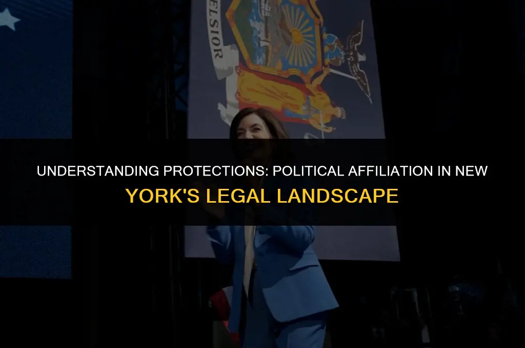 is political affiliation a protected class in new york