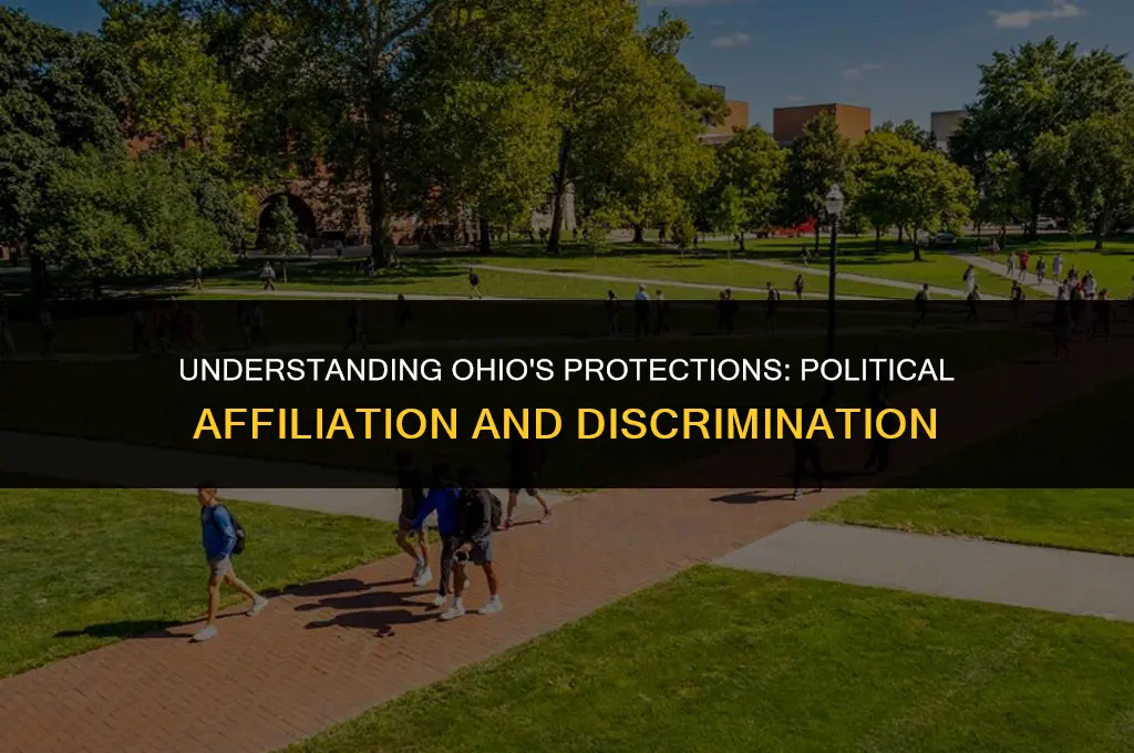 is political affiliation a protected class in ohio