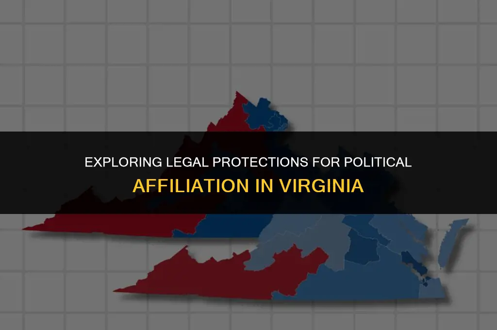 is political affiliation a protected class in virginia