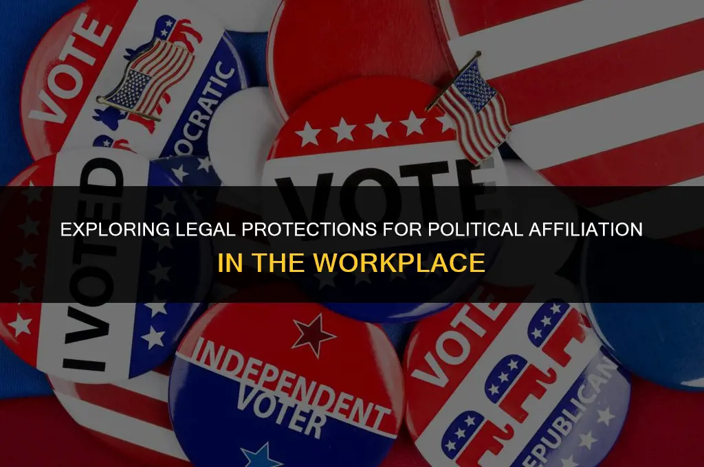 is political affiliation legally protected status