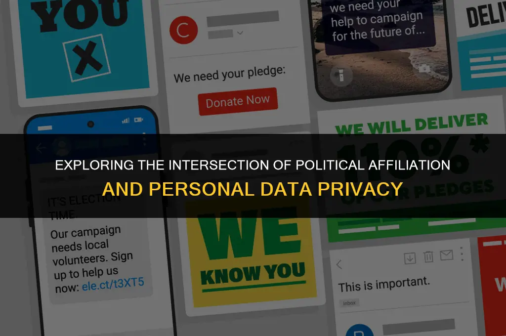is political affiliation personal data