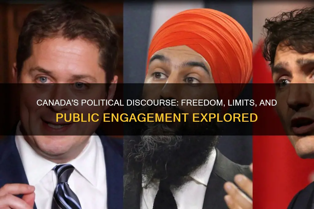 is political discourse allowed in canada