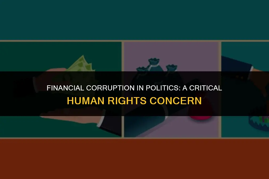 is political financial corruption a human rights issue