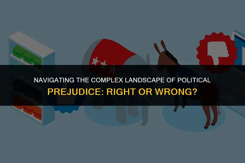 is political prejudice right