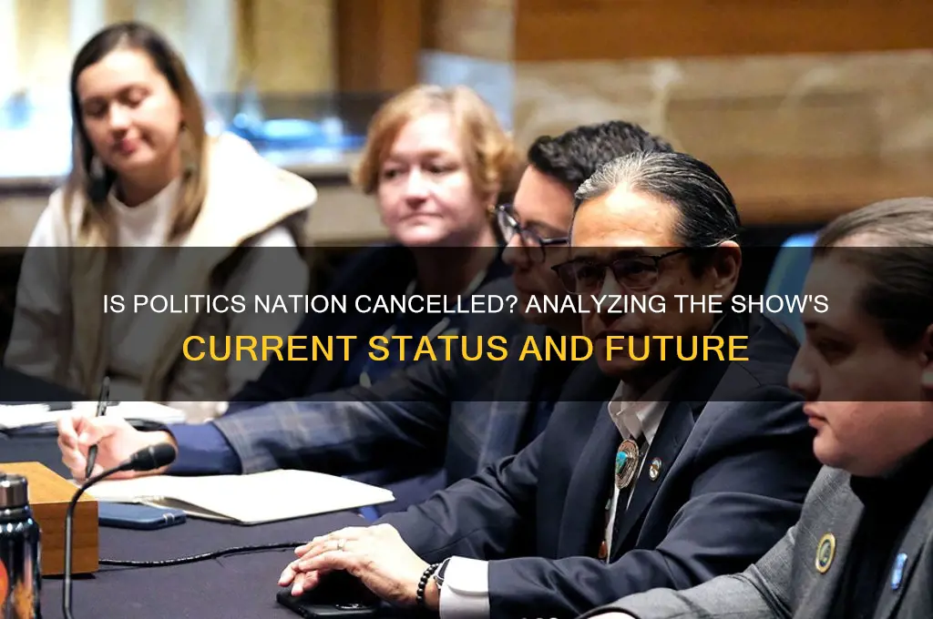 is politics nation cancelled