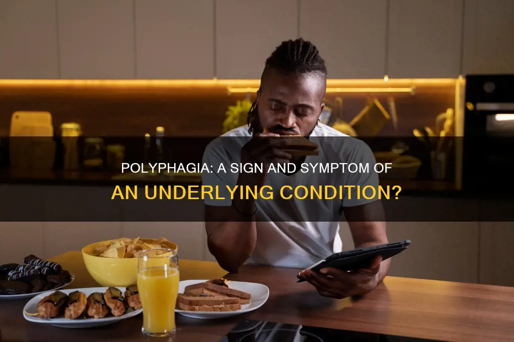 is polyphagia a constitutional sign and synptom
